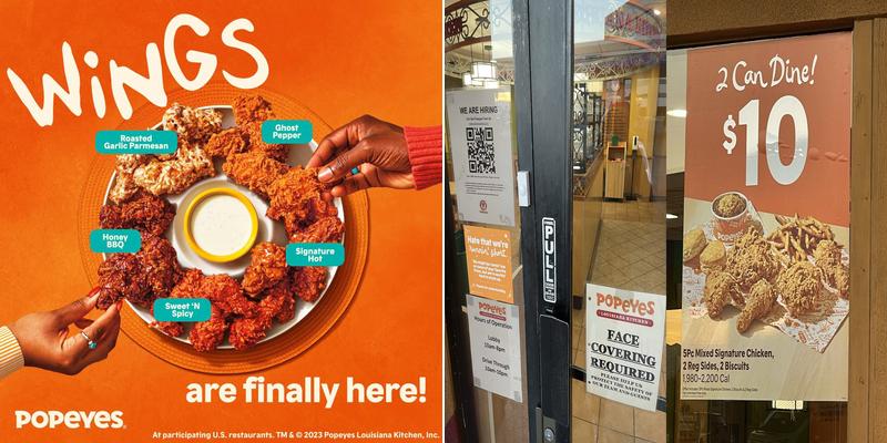 Popeyes Louisiana Kitchen Menu