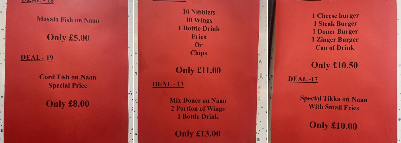Chilli Hut Menu