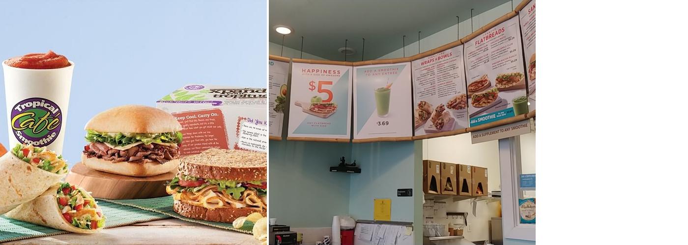 Tropical Smoothie Cafe Menu