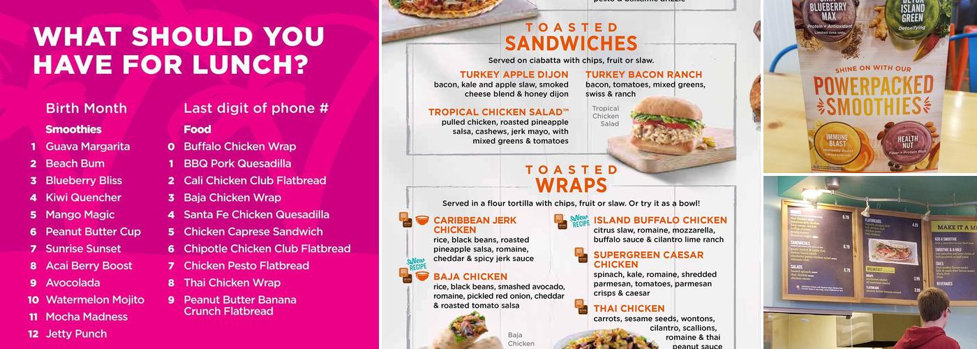 Tropical Smoothie Cafe Menu
