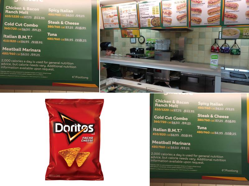 Subway Menu