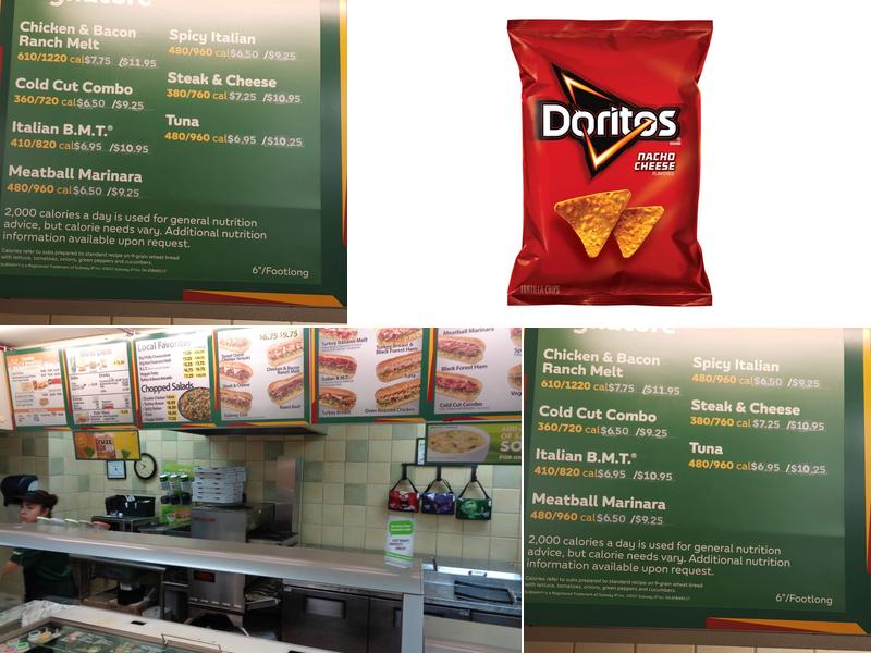 Subway Menu