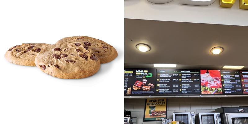 Subway Menu