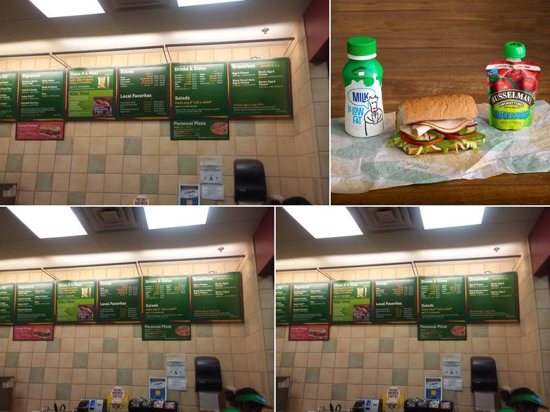 Subway Menu