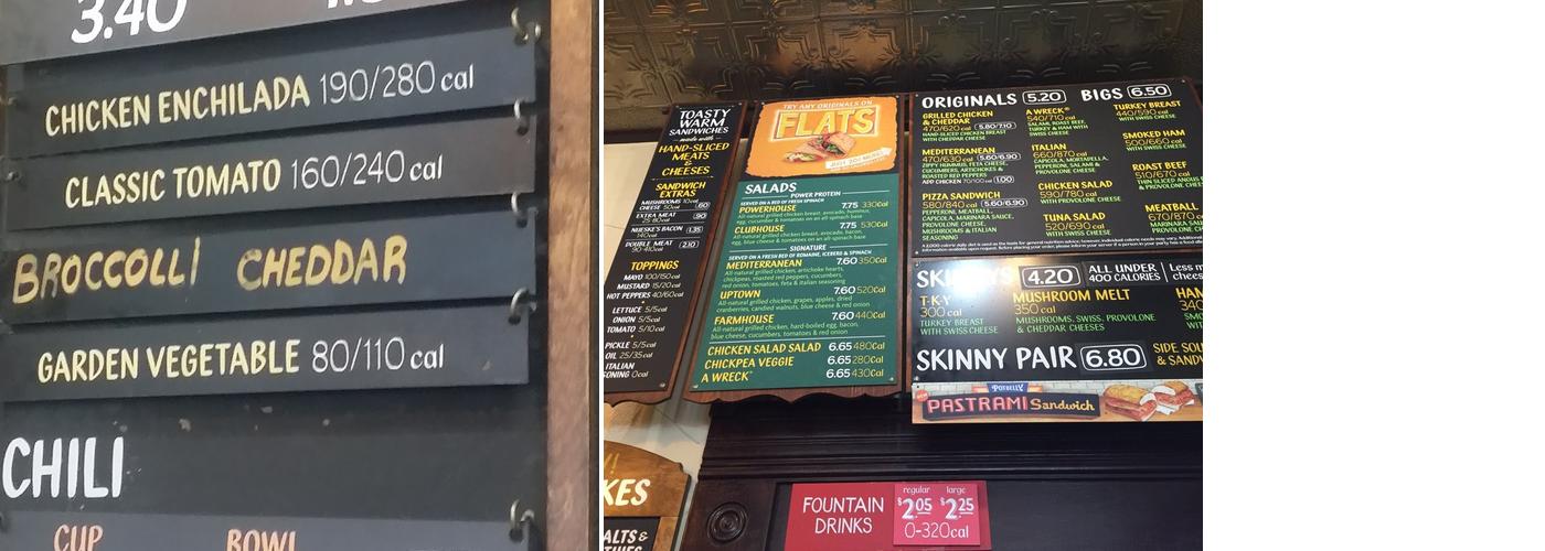 Potbelly Menu