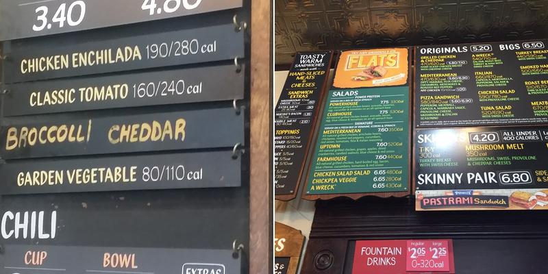 Potbelly Menu