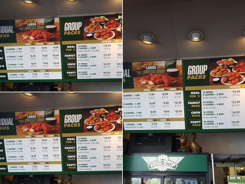 Wingstop Menu