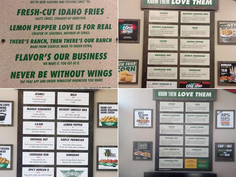 Wingstop Menu