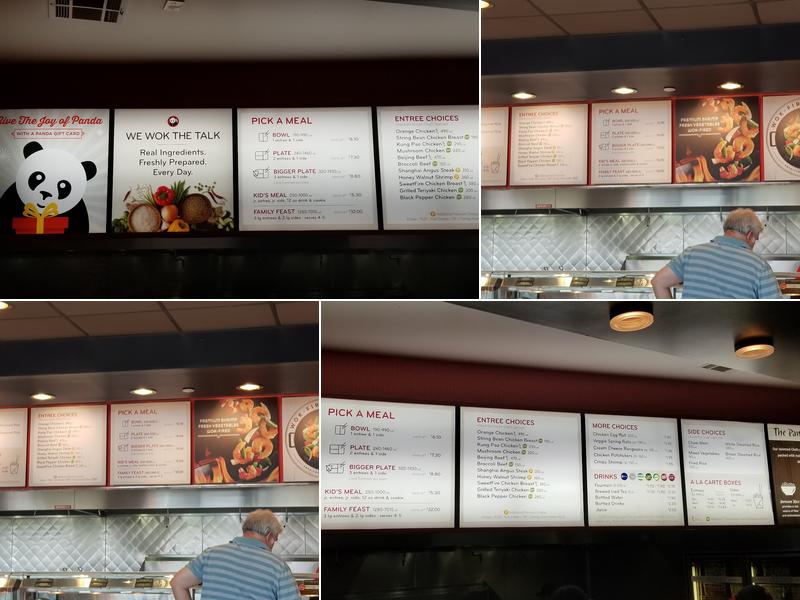 Panda Express Menu