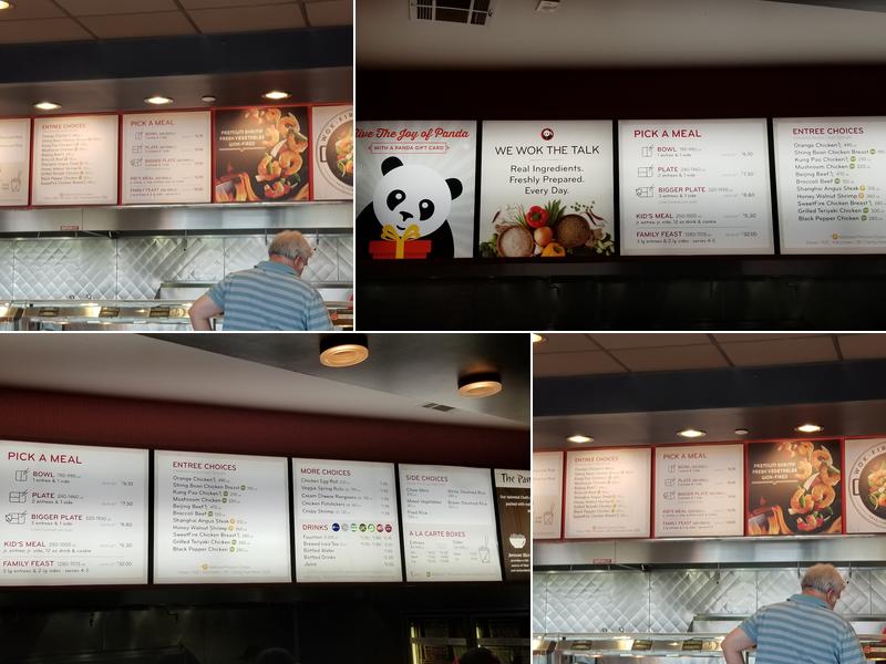 Panda Express Menu