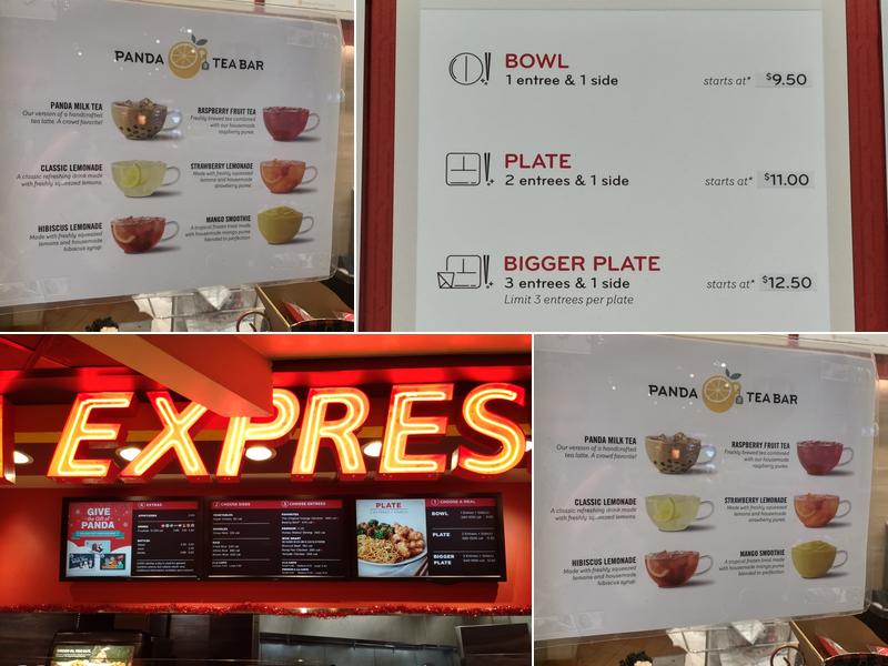 Panda Express Menu