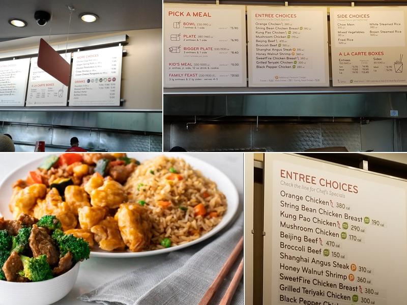 Panda Express Menu