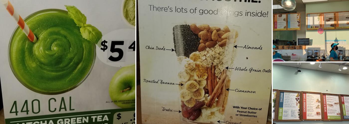 Tropical Smoothie Cafe Menu