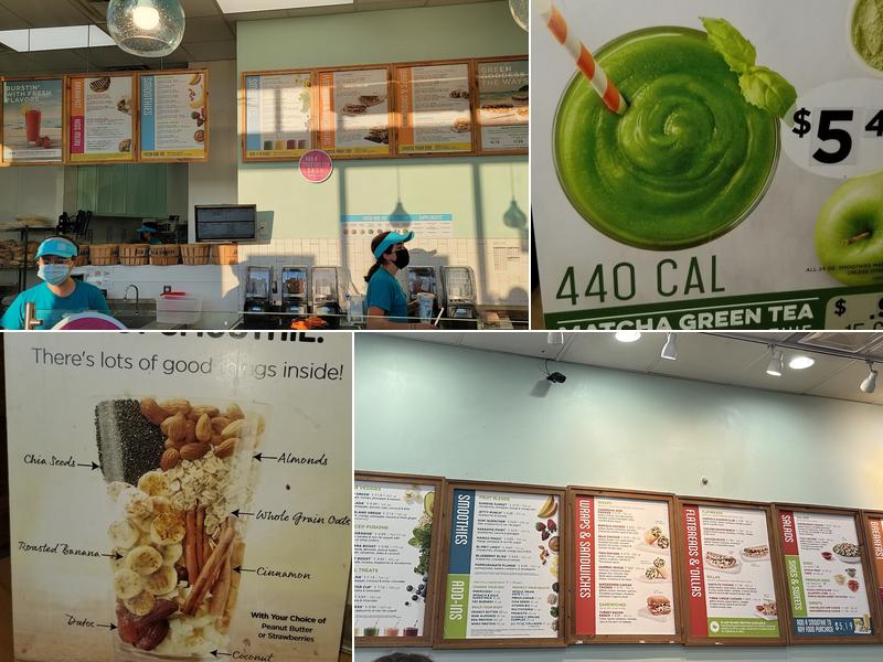 Tropical Smoothie Cafe Menu