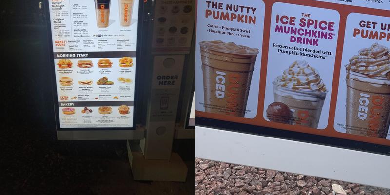 Dunkin' Menu