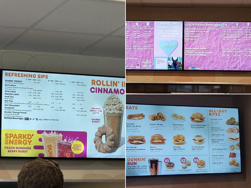 Dunkin' Menu