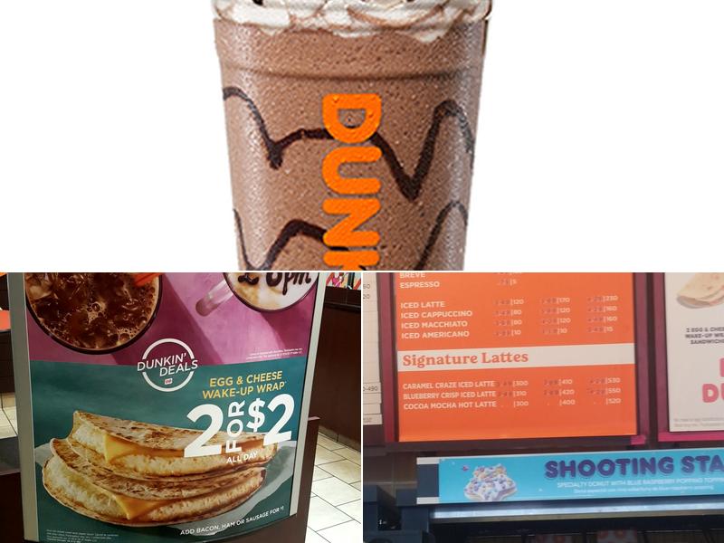 Dunkin' Menu