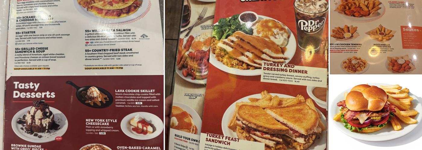 Denny's Menu