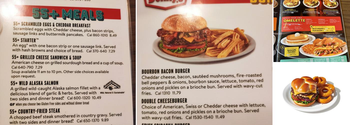 Denny's Menu