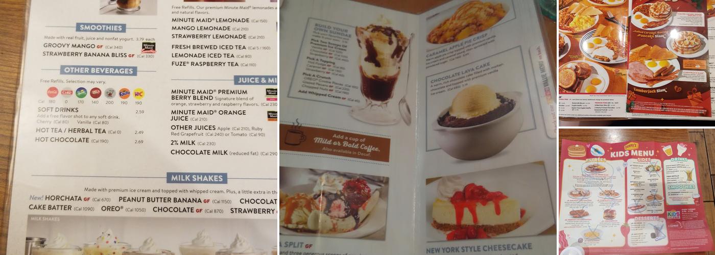 Denny's Menu