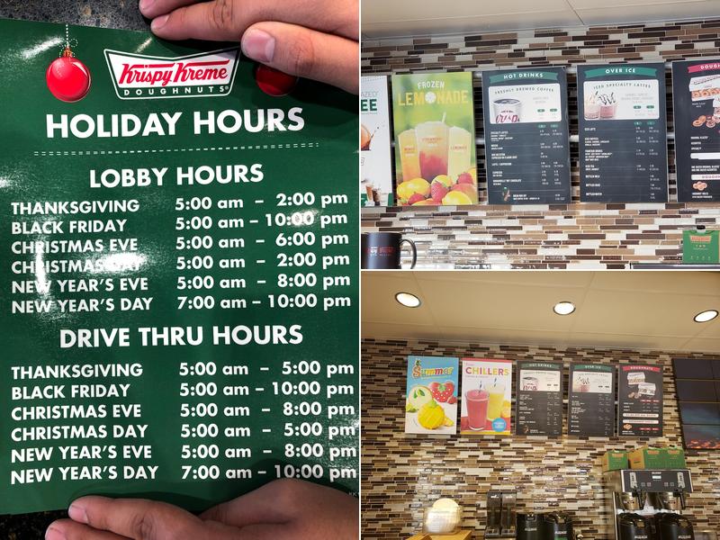 Krispy Kreme Menu