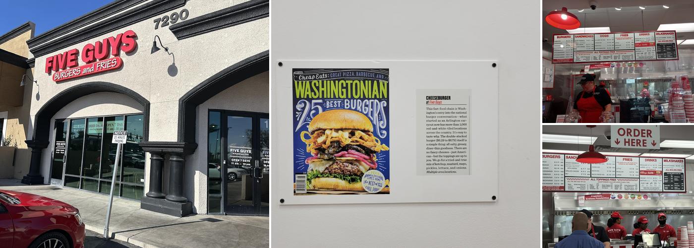 Five Guys Menu