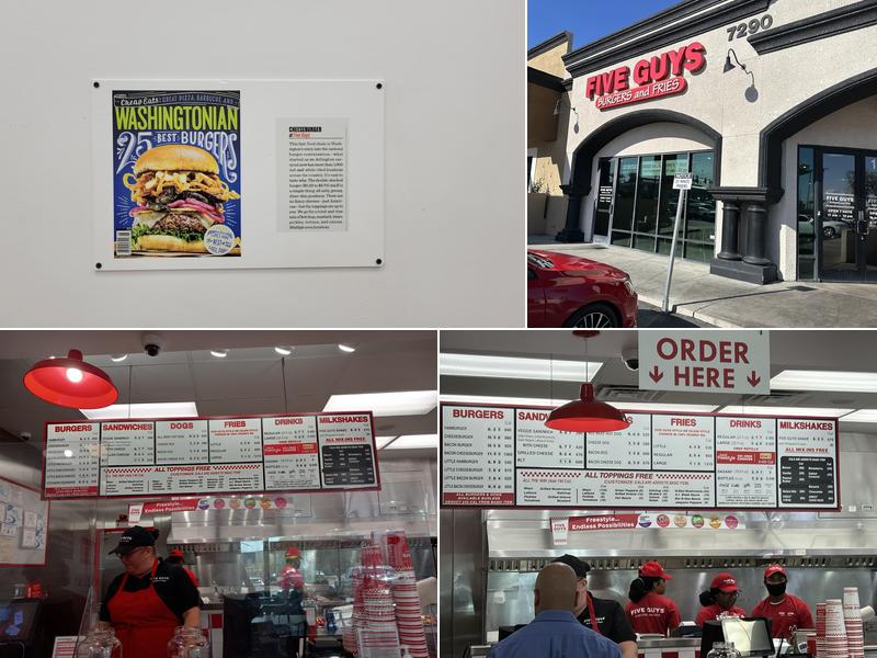 Five Guys Menu