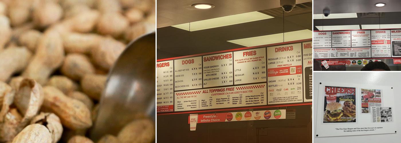 Five Guys Menu