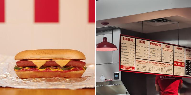 Five Guys Menu