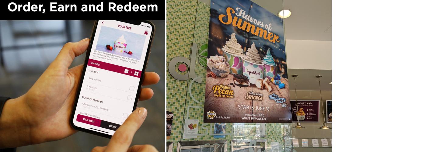 Yogurtland Las Vegas Menu