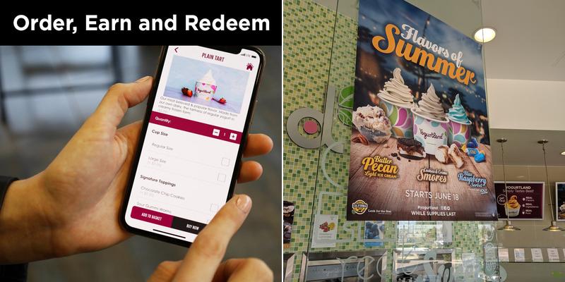 Yogurtland Las Vegas Menu