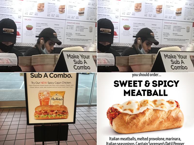 Firehouse Subs Mccarran Marketplace Menu