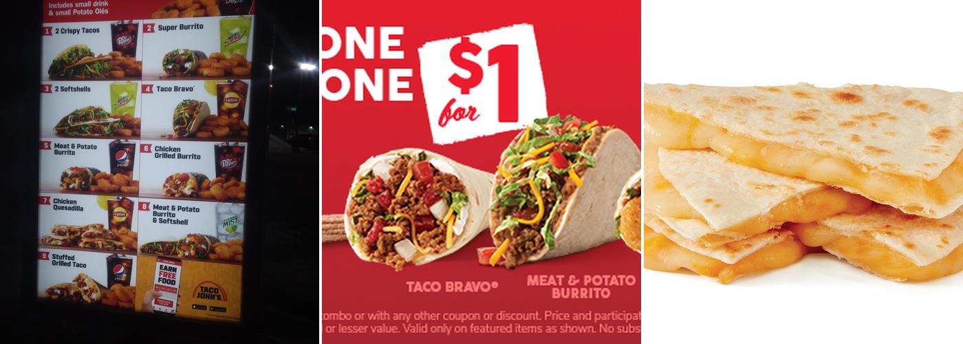 Taco John's Menu