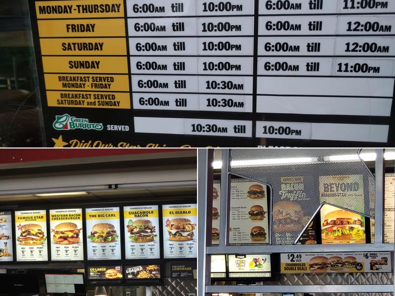 Carl’s Jr. Menu
