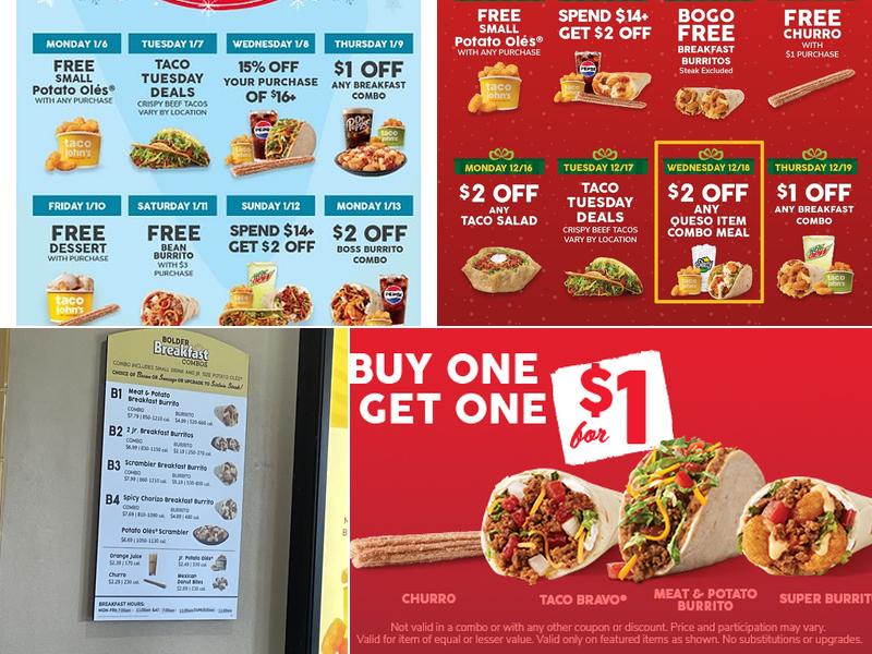 Taco John's Menu