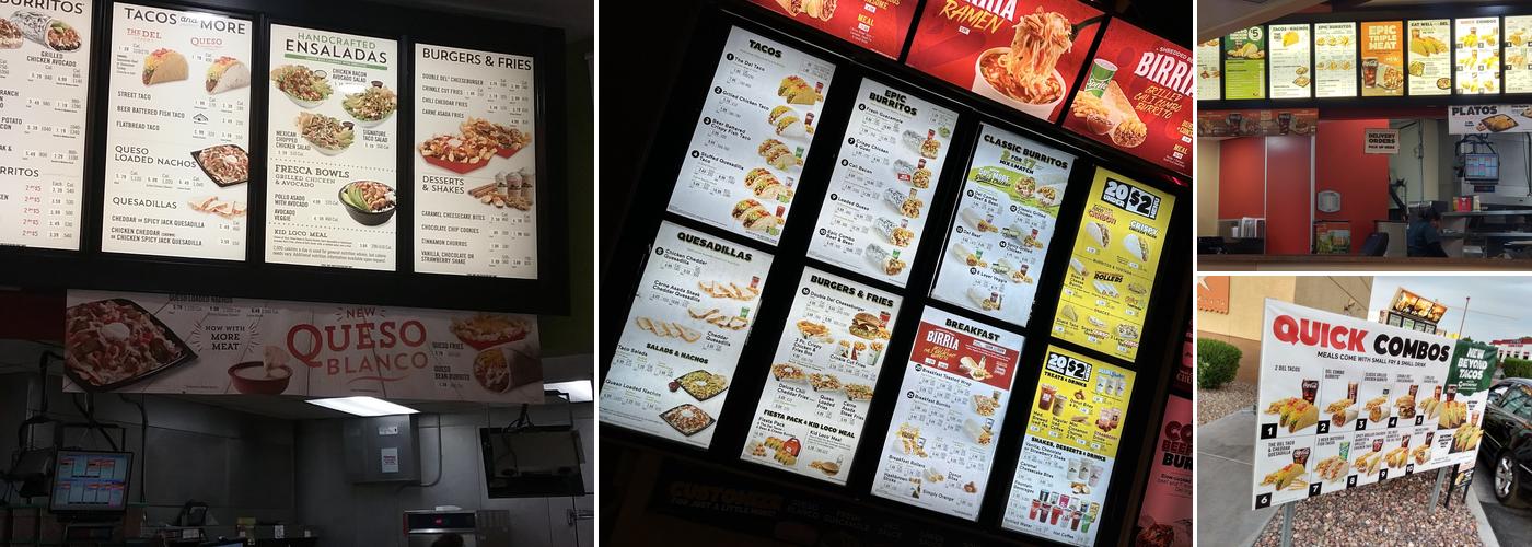 Del Taco Menu