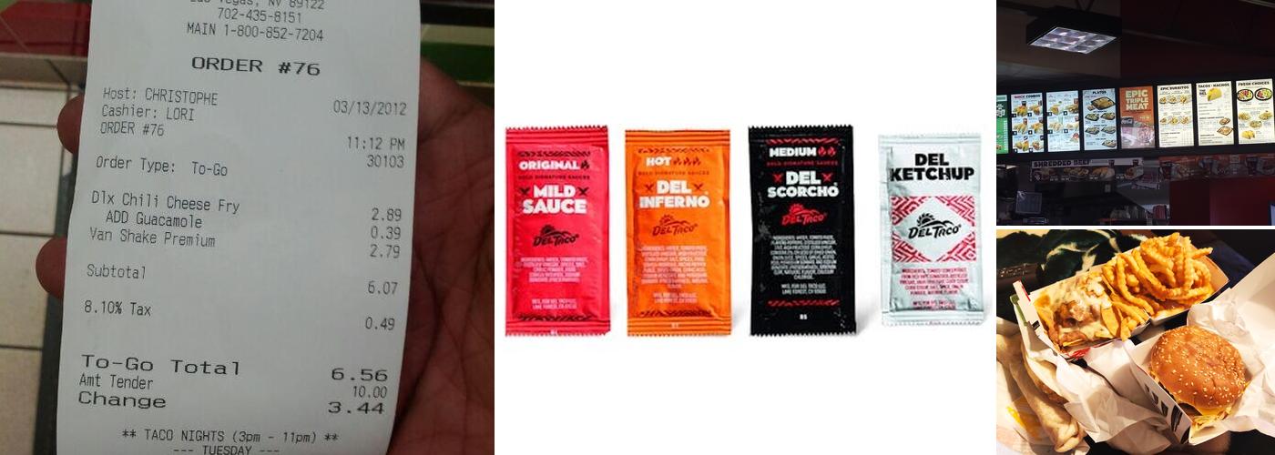 Del Taco Menu