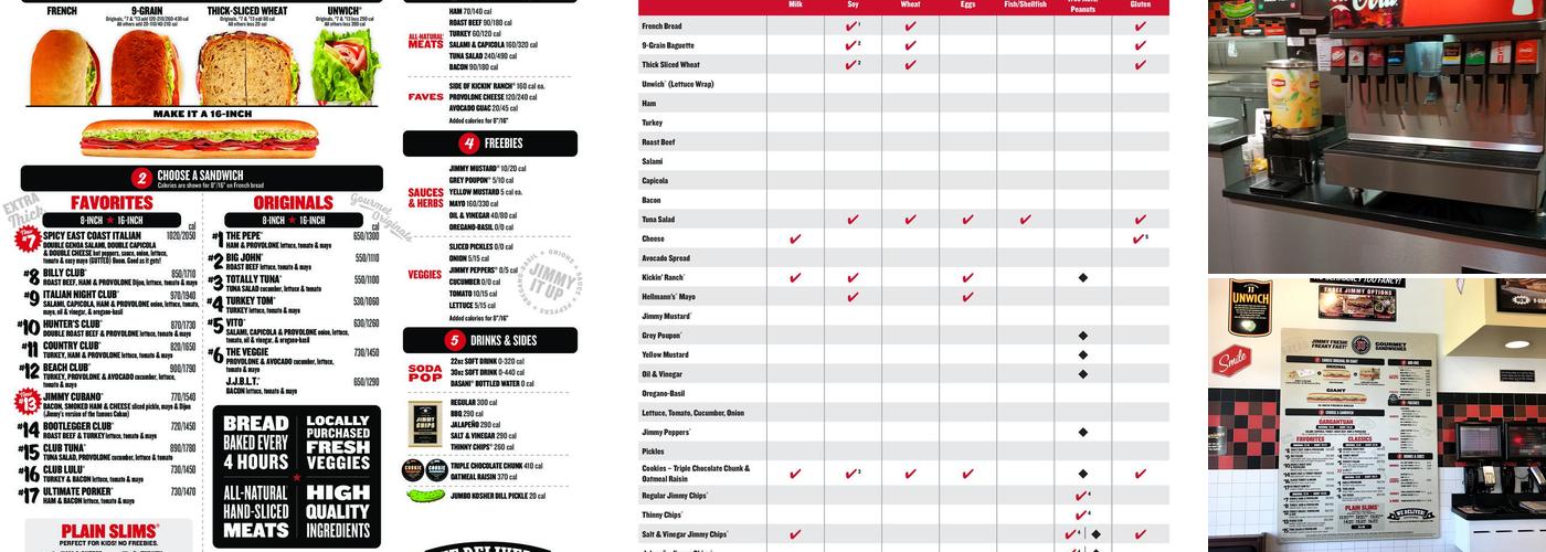 Jimmy John's Menu