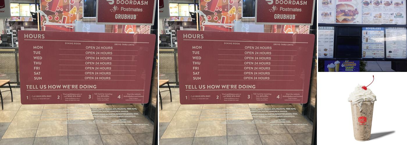 Jack in the Box Menu