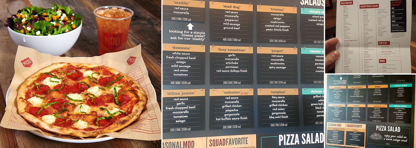 MOD Pizza Menu