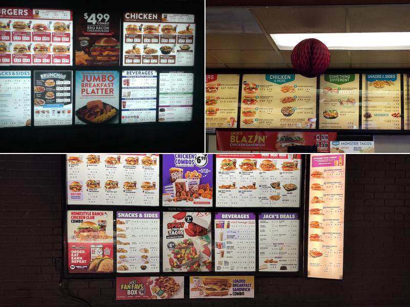 Jack In The Box Menu