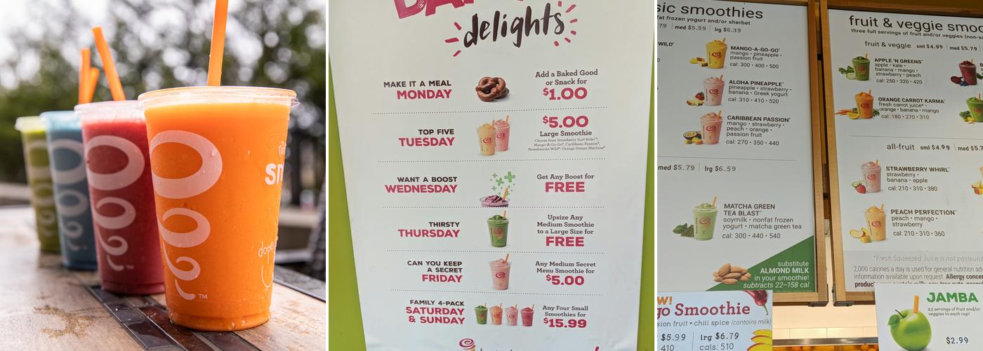 Jamba Menu