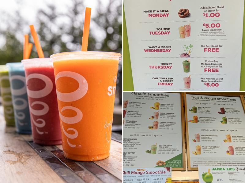 Jamba Menu