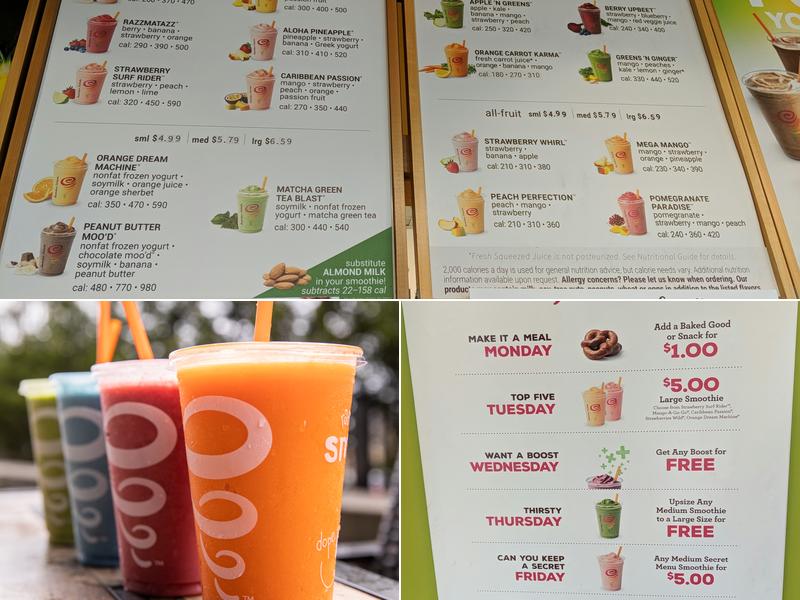 Jamba Menu