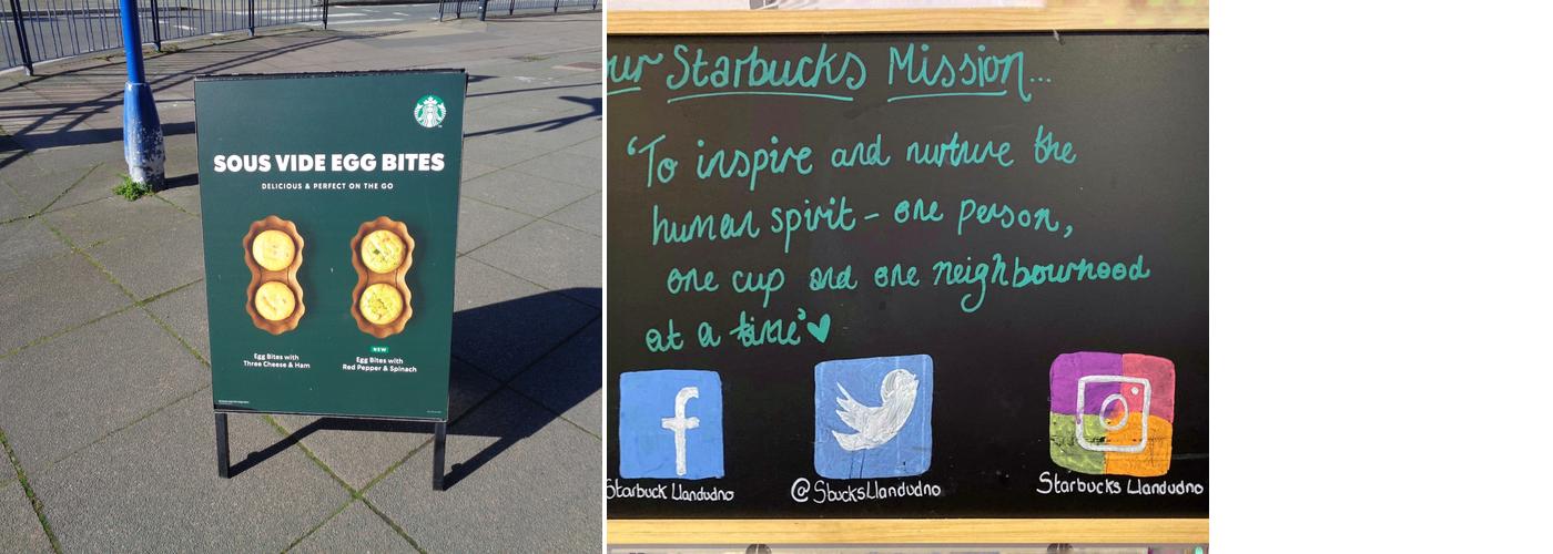 Starbucks Coffee Menu