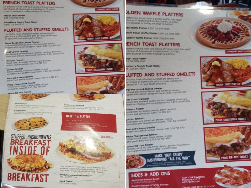 Huddle House Menu