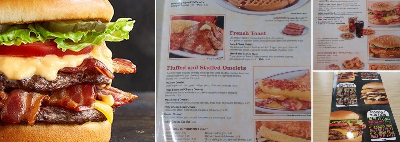 Huddle House Menu