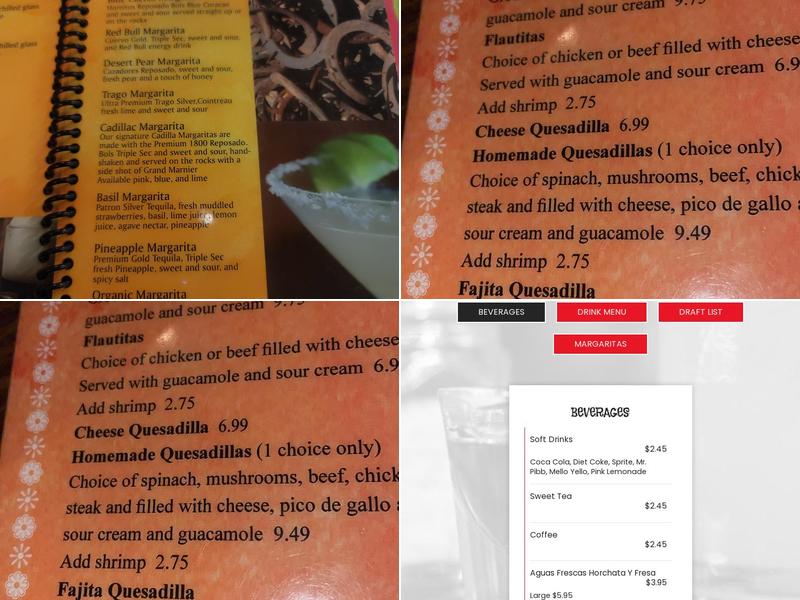 El Que Pasa Menu