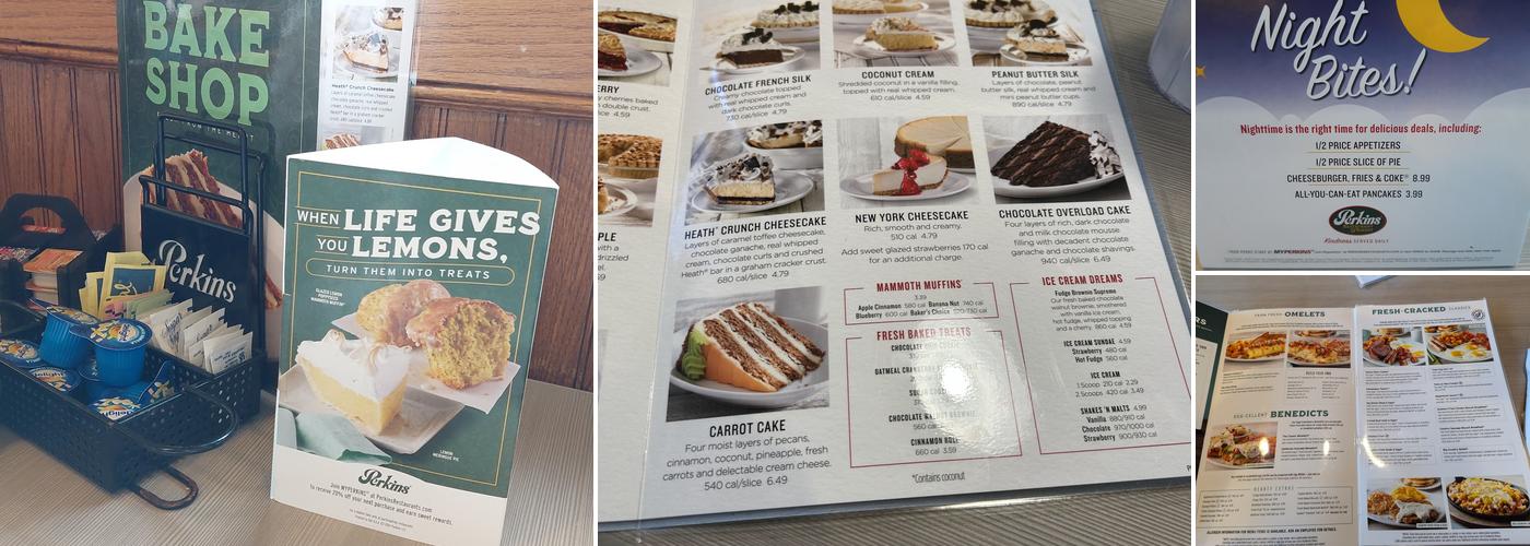 Perkins Restaurant & Bakery Menu