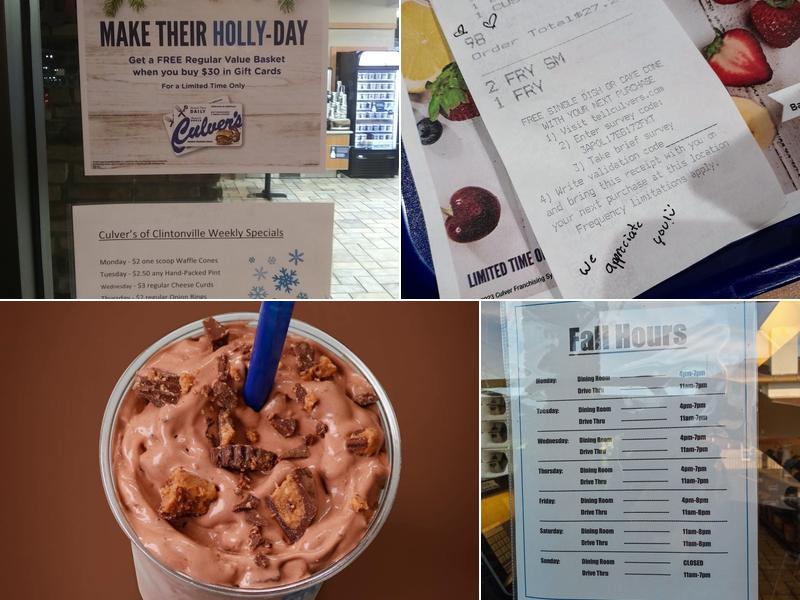 Culver’s Menu